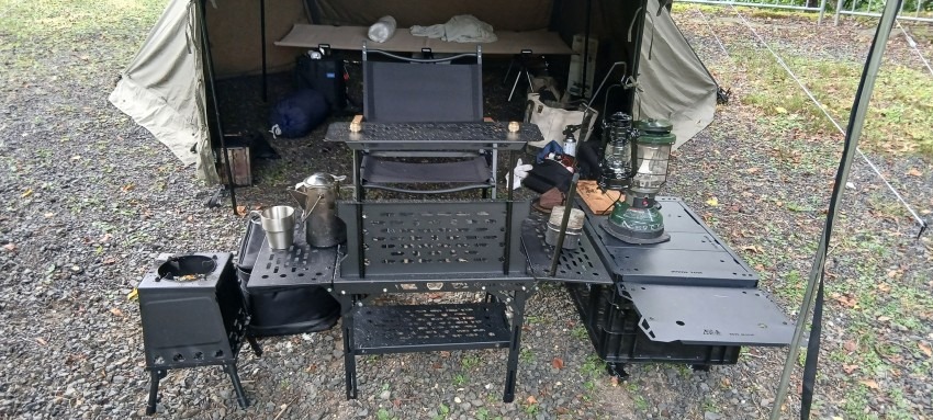 キャンプサイトのスタイル探し。